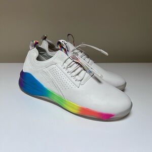 Clove Rainbow Soul White Limited Edition Pride Rainbow nursing sneakers W10